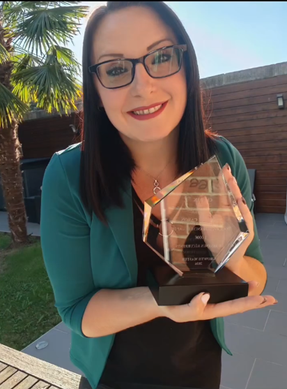 Membre Growth Master avec son award